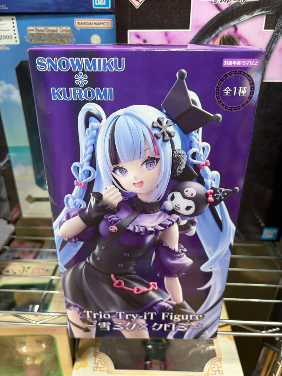 Hatsune Miku Trio-Try-iT Figure Snow Miku x Kuromi / Trio-Try-iT Figureー雪ミク×クロミー