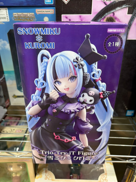 Hatsune Miku Trio-Try-iT Figure Snow Miku x Kuromi / Trio-Try-iT Figureー雪ミク×クロミー